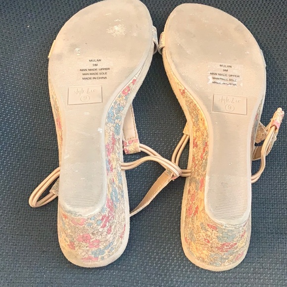 Style & Co Wedge Sandals Size 9 - Picture 7 of 7